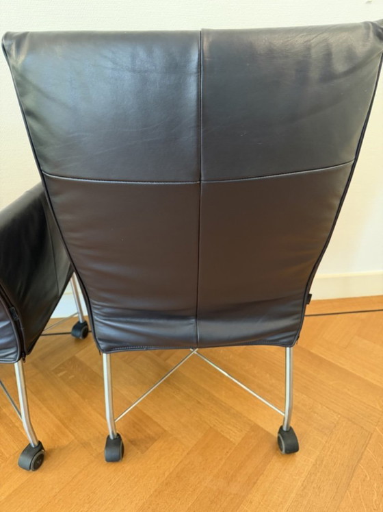 Image 1 of Montis Chaplin black dining chair 4 pieces