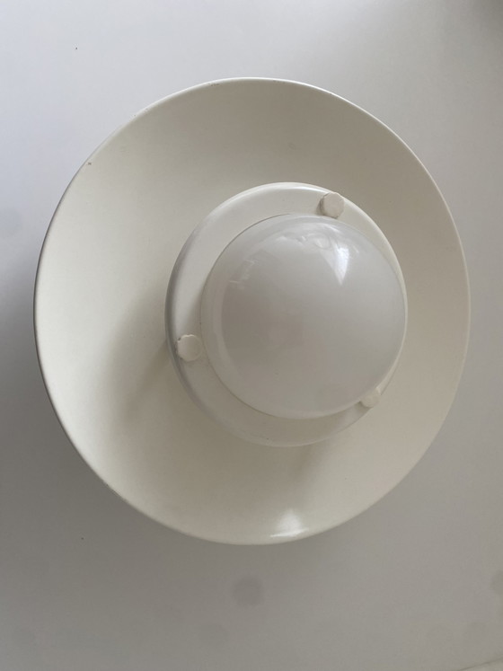 Lampada da parete/soffitto vintage in stile Space Age | Ikea | Anni '70 – Applique, Polyester, Metal (photo 4 of 12)
