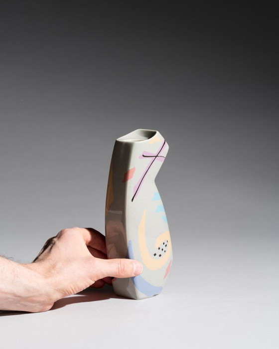 Image 1 of Dorothy Hafner para Rosenthal, Dúo de jarrones "Flash", Alemania, años 80