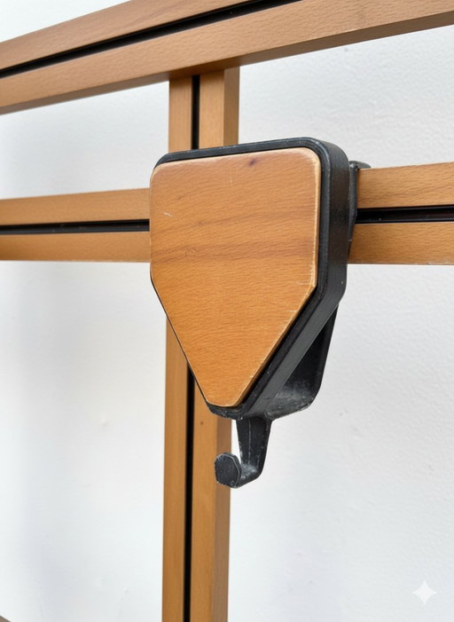 Appendiabiti da parete moderno italiano di metà secolo, anni '50/'60, di DIM