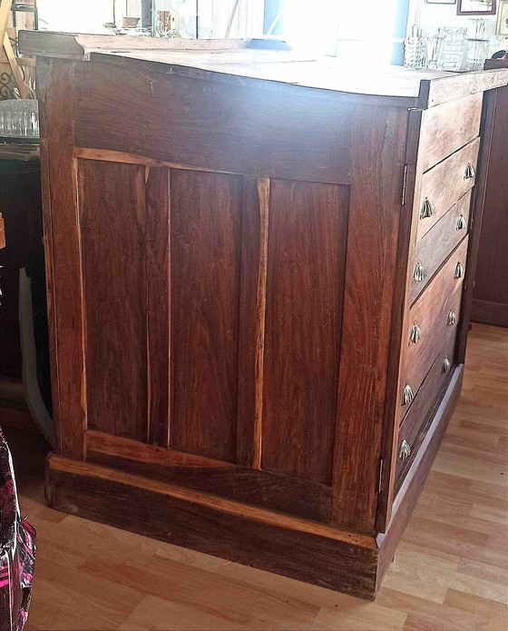 Image 1 of Kartenmöbel Palisander Mitte 19. Jahrhundert Breite 122 cm