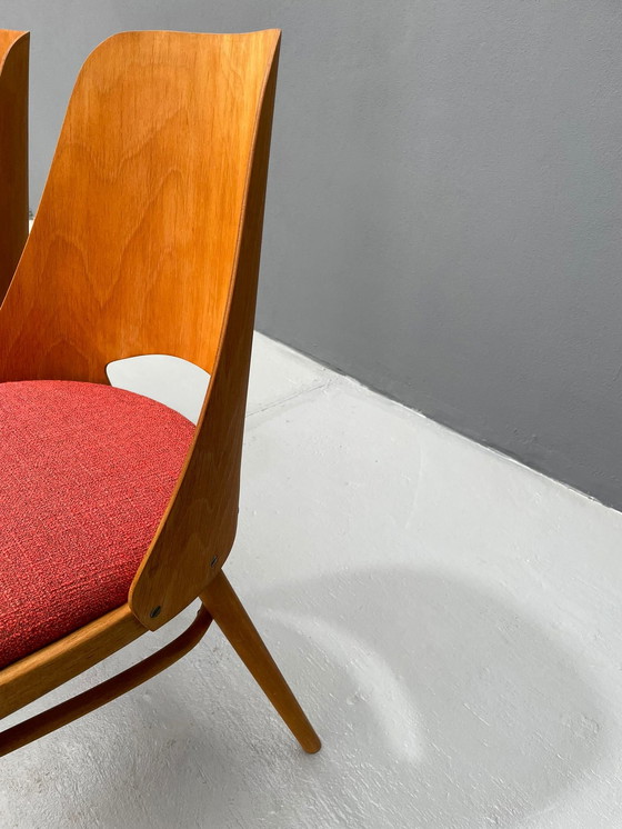 Image 1 of Pair of TON Model 514 Dining Chairs – Radomír Hofman, 1960s