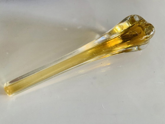 Image 1 of Cenicero para puros de mediados de siglo, de cristal de Murano Summerso, con mortero, años 60