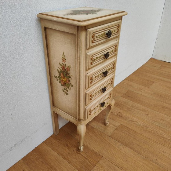 Cassettiera Vintage Queen Ann Comodino – Cassettiere, Wood (photo 7 of 11)