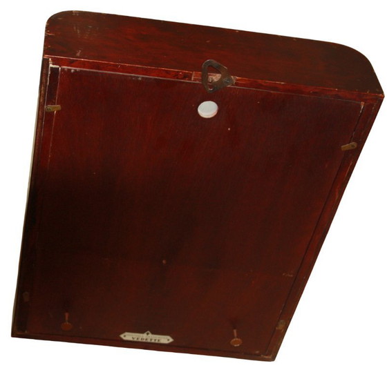 Image 1 of Reloj de pared antiguo de madera – Reloj de péndulo francés con sonería Westminster