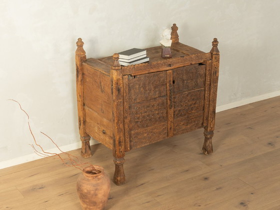 Antieke bruidskist uit de Swat-vallei – Opbergkast, Iron, Wood (photo 4 of 9)
