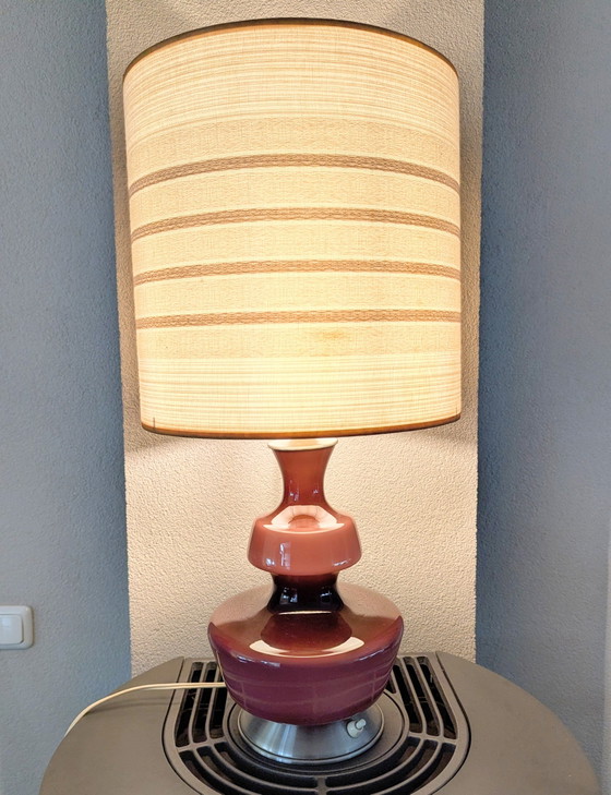 Homegaard Table Lamp Danish Design Vintage – Holmegaard, Glass, Metal (photo 3 of 5)