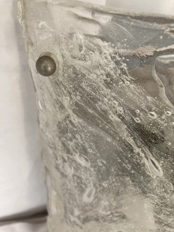 Vintage Murano Glass Wall Sconce with Ice Effect, Vintage 70s – Wall lights (photo 10 of 11)