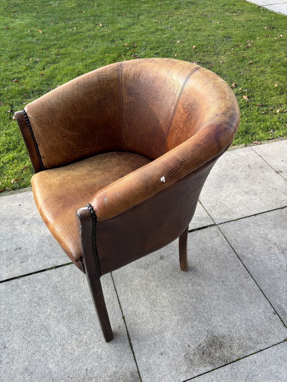 Image 1 of Lammfell-Schlauchstuhl