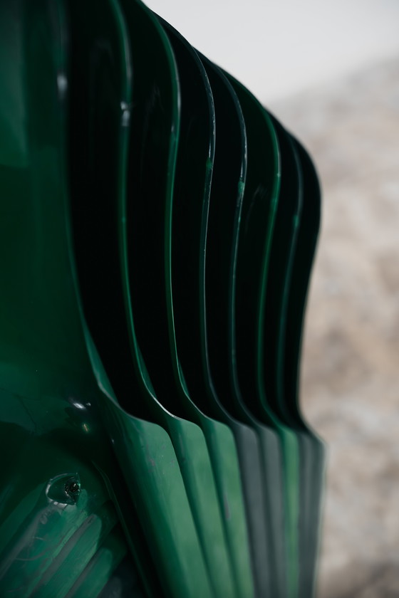 Image 1 of Set of 8 Selene Chairs by Artemide, Vico Magistretti, 1960s Design