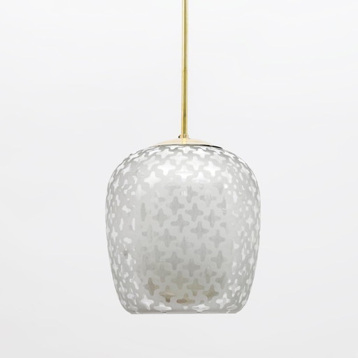 Mid-Century Cora Pendant Lamp by Wilhelm Wagenfeld for Peill & Putzler, 1950s