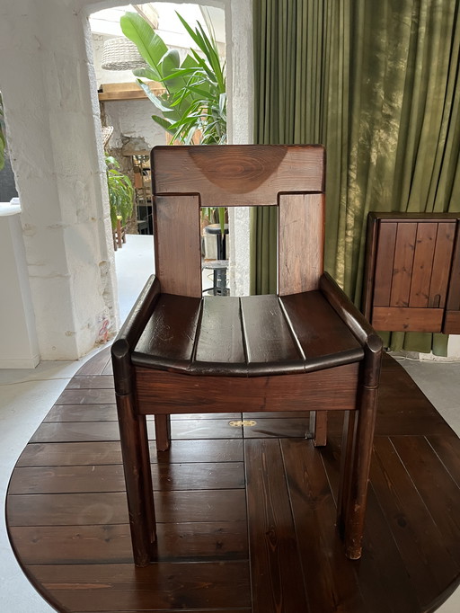 4 chaises de Silvio Coppola
