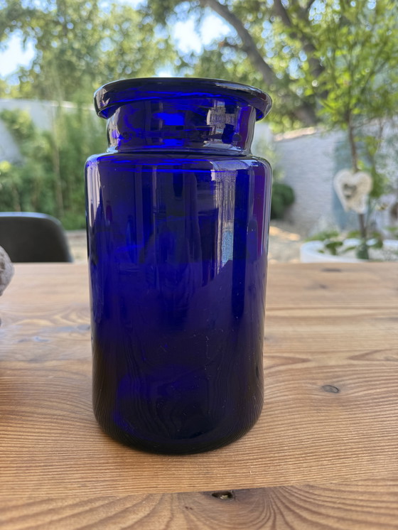 Image 1 of Kobaltblauwe apothekerspot Memphis Klein Maeght