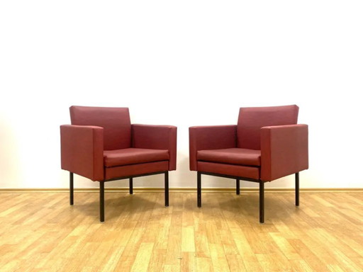 Pair of Retro Industrial Armchairs, 1970s, Czechoslovakia