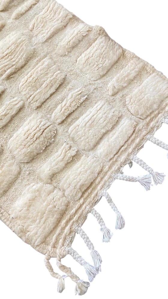 Image 1 of Luxe Handgemaakt Berber Tapijt – Authentieke Atlas Wol – 300 x 70 cm