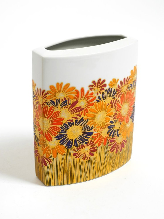 Image 1 of Two beautiful 1980s porcelain vases by Rosamonde Nairac for Rosenthal studio-line