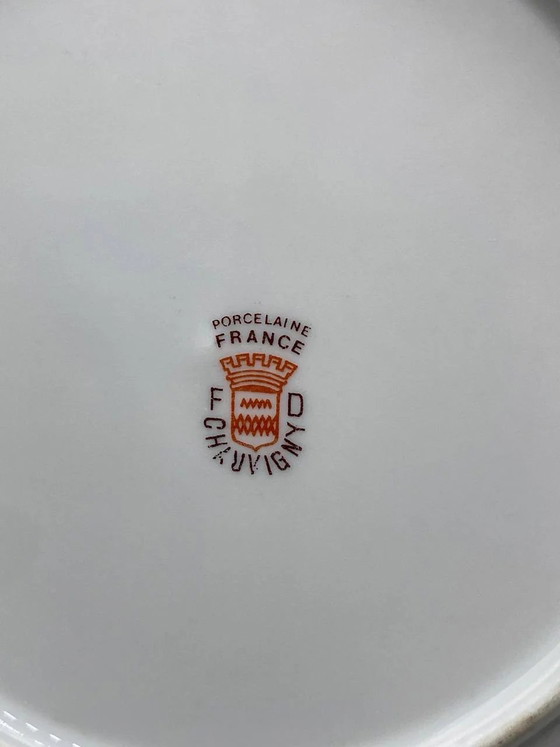 Piatto in porcellana Chauvigny – Mestieri della vecchia Parigi – Porta acqua – Oggetti decorativi, Porcelain (photo 4 of 4)