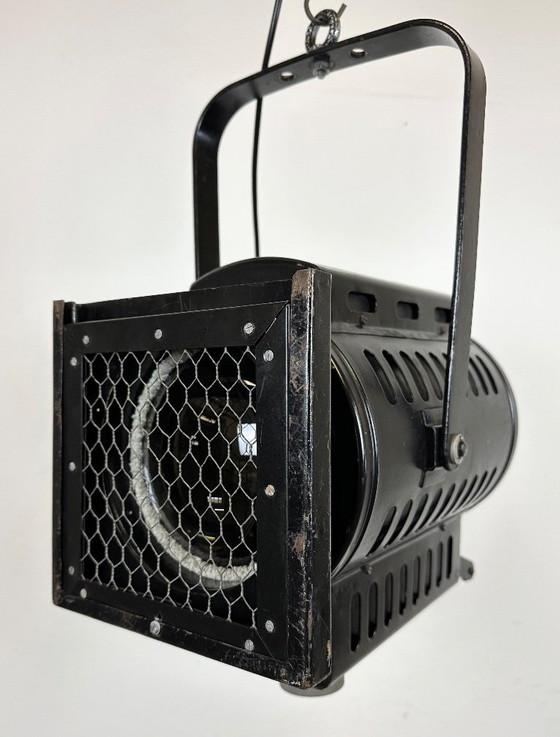 Image 1 of Vintage zwarte theaterspot, jaren 60