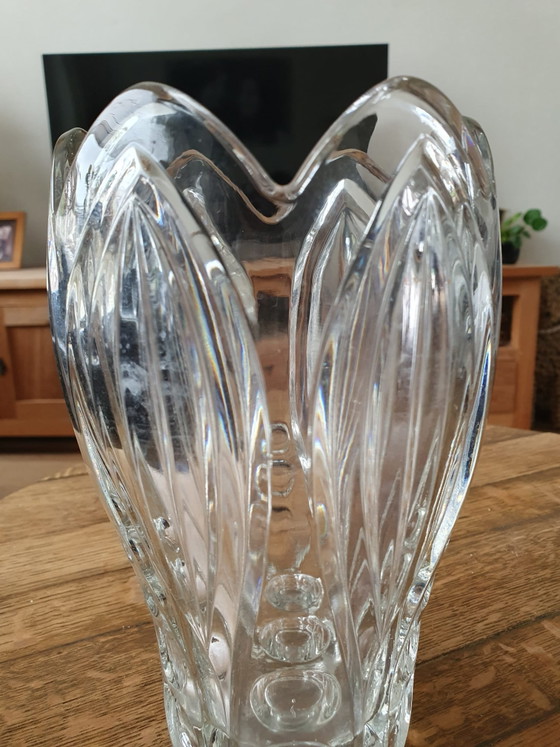 Bellissimo vaso vintage Sklo Union "Lily" – Rudolf Schröter, circa 1950 – Vasi, Glass (photo 5 of 10)