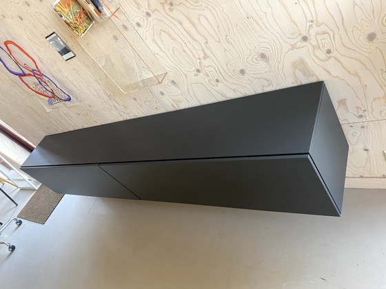 Image 1 of Italian LEMA Wall Cabinet in the Color Anthracite