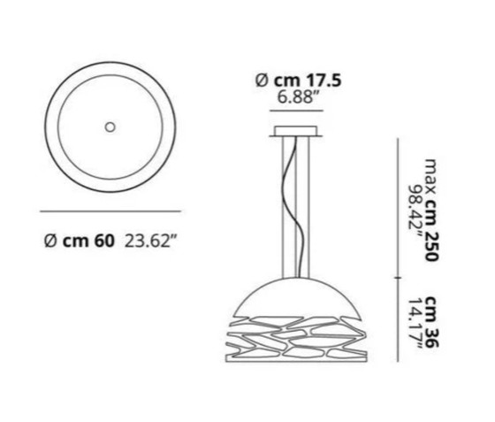 Image 1 of Lodes - Kelly Dome - Medium 60cm - Matt Schwarz - 2 Stück