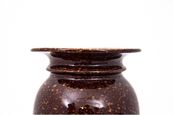 Image 1 of Grote vaas van steengoed, Polen, jaren 1960