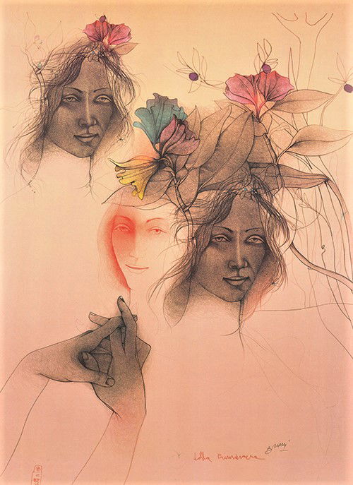 Bruno Bruni (1935) Della Primavera Handsigniert.