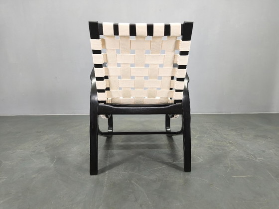 Image 1 of Fauteuil lounge en bois courbé de Jan Vanek, Tchécoslovaquie, années 1960