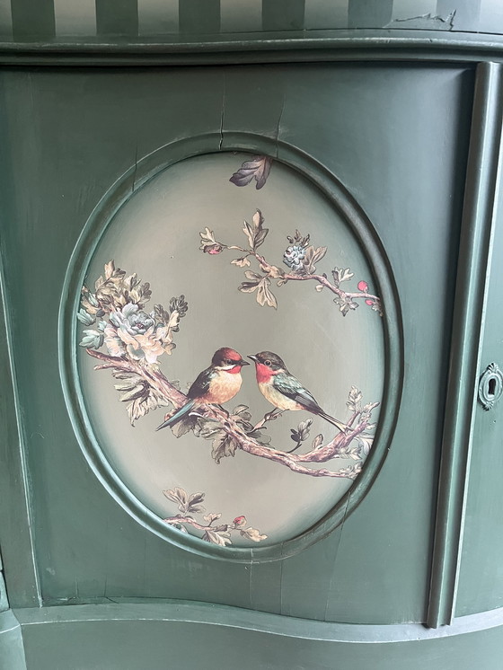 Image 1 of Biedermeier verde scuro