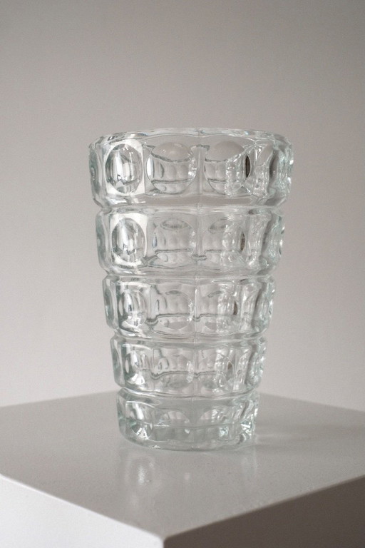 Vase designed by Frantisek Peceny for Hermanova Hut (Sklo Union)