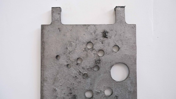 Brutalist Wall Art EO-017 – Perforated Steel Panel | EBBE OBJECTS – Bildhauerei, Metal (photo 5 of 11)
