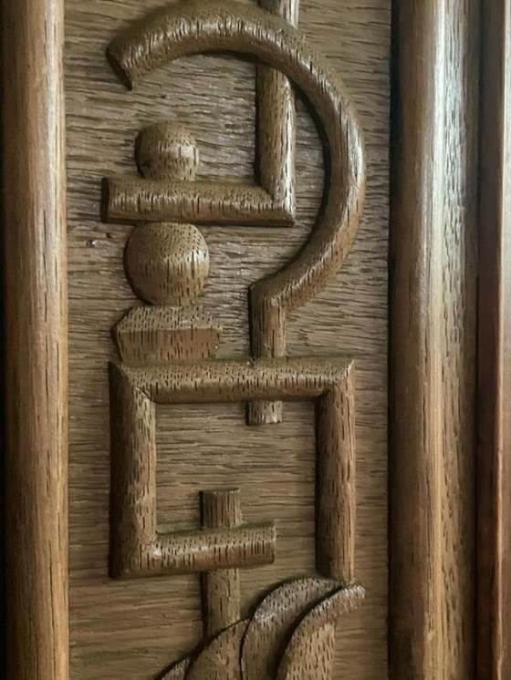 Image 1 of Mobile Art Déco con elementi Chinoiserie