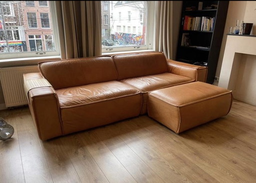 Fest Amsterdam Real Leather Sofa 3 Pieces. Bought For 3500 Plus See Listing Price. New 3500 - 4000 Euro