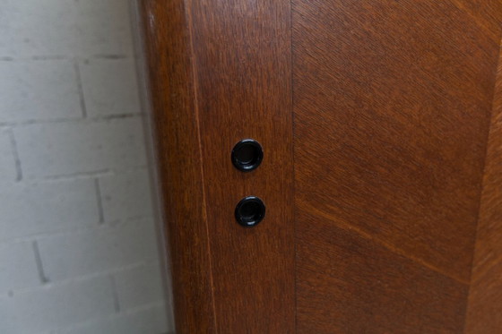 Image 1 of Jaren 30 kledingkast met schuifdeuren en een nieuw bovenblad