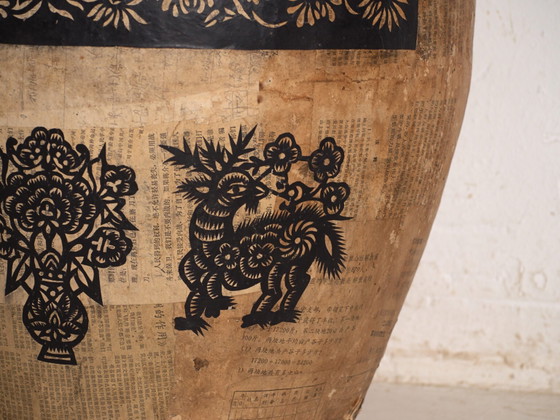 Antico contenitore cinese in cartapesta – Cina, circa 1920 – Oggetti decorativi (photo 25 of 38)