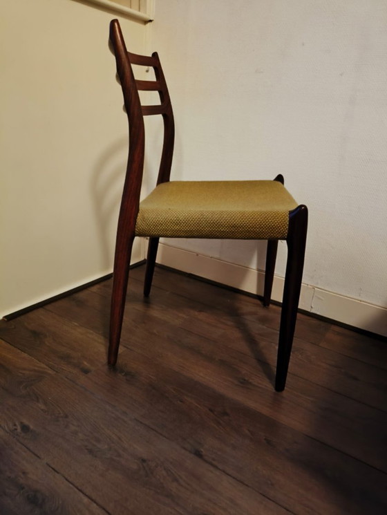 Image 1 of Niels Otto Moller dining chair model 78, rosewood