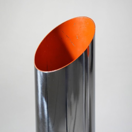 3 chrome-plated metal umbrella stands, 1970s (photo 11 of 13)