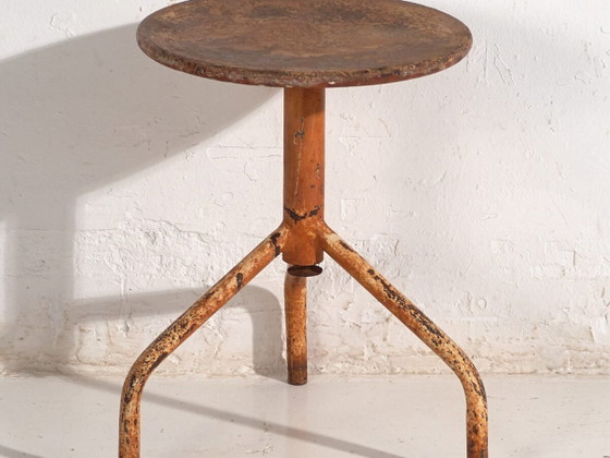 Tabouret vintage en métal (c.1950) #9 – Iron, Metal, Industrieel (photo 2 of 30)