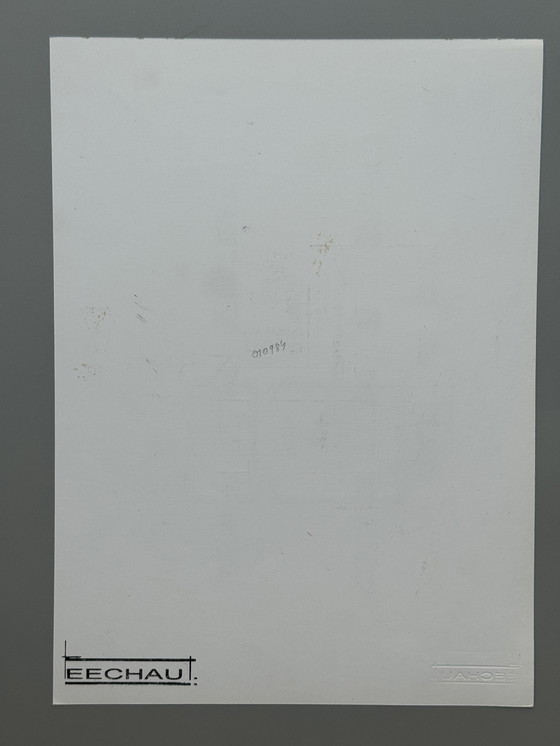 Image 1 of Eugene Eechaut (1928-2019) - ink composition (1984)