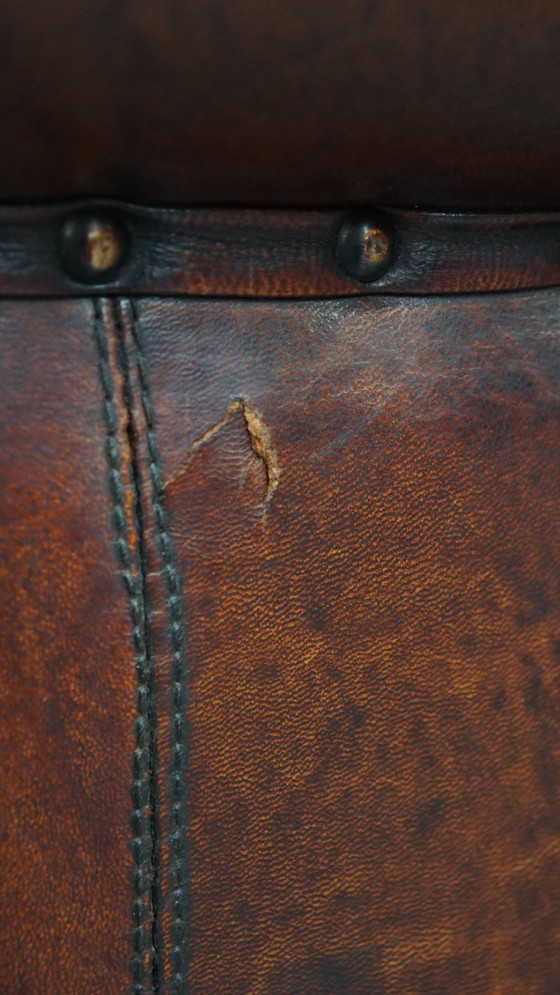 Image 1 of Klassieke schapenleren armchair