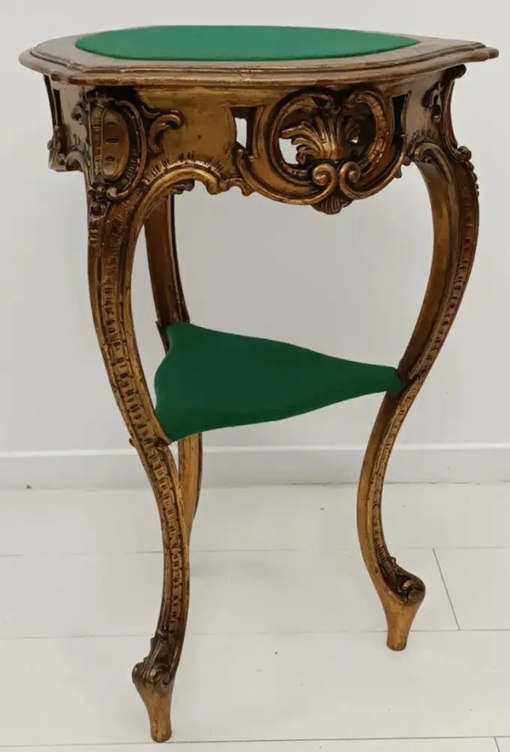 7334-Tavolino Stile Barocco – Tavolini, Textile, Wood (photo 5 of 5)