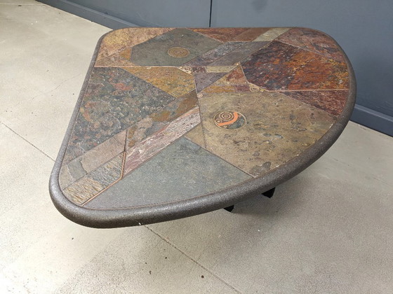 Image 1 of Mesa de centro atribuida a Paul Kingma, años 80