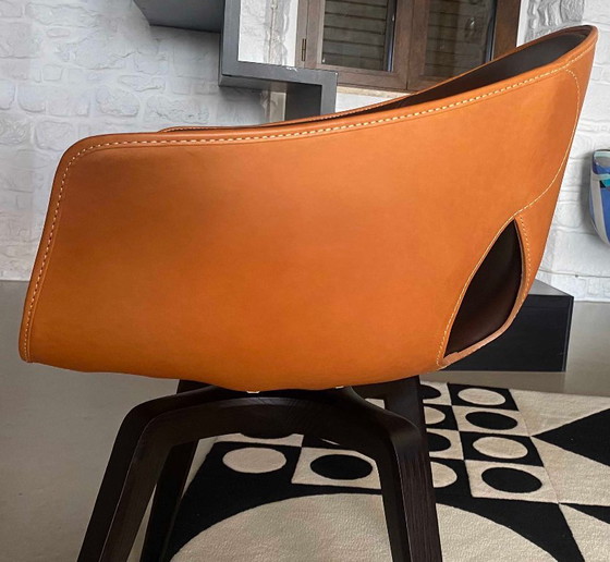 POLTRONA FRAU POLTRONCINA GINGER – Sedie girevoli, Leather, Wood (photo 29 of 36)