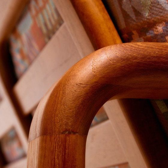 Image 1 of MK11495 Sofá de teca de tres plazas