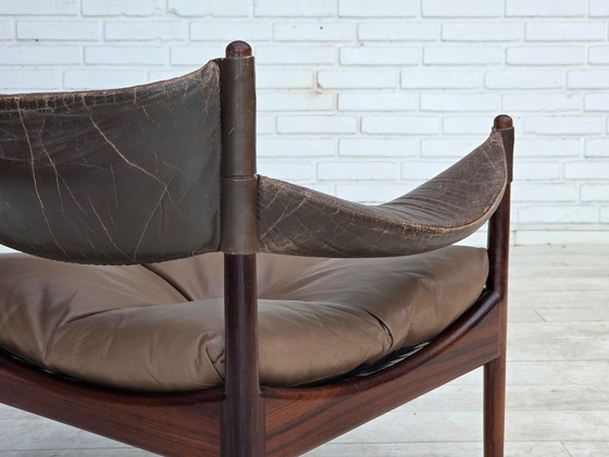 Anni '70, design danese di Kristian Vedel, Poltrone modello "Modus". – Legno (photo 6 of 17)
