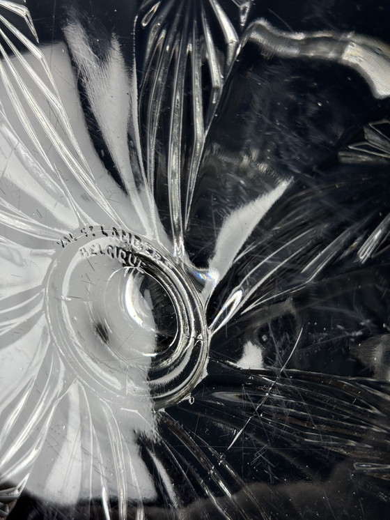 Image 1 of Alzata per torte Val Saint Lambert – Collezione “Bambous et Étoiles”.