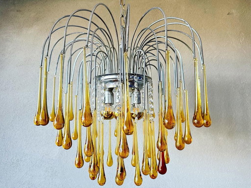 Lampadario a goccia d'epoca