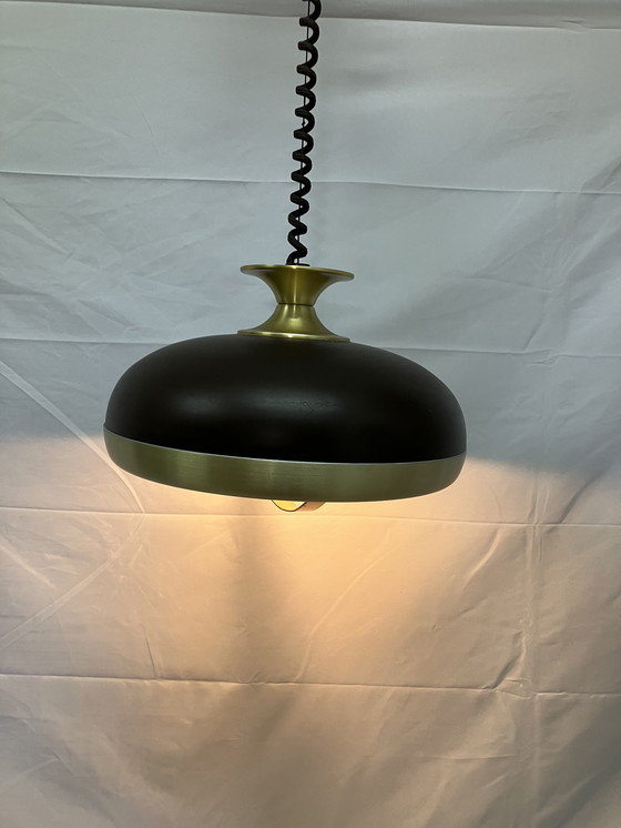 Image 1 of Vintage designer hanglamp by Leclaire & Schäfer, space age