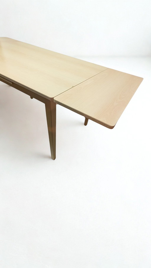 Table de salle à manger extensible | couleur bois clair