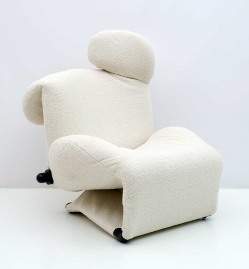 Sillón Bouclè Wink de Toshiyuki Kita para Cassina, década de 1980